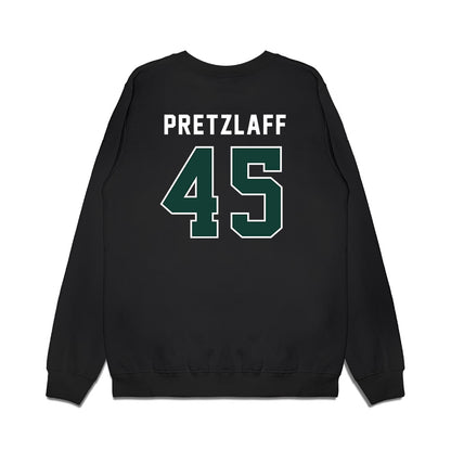 Michigan State - NCAA Football : Brady Pretzlaff - Vintage Helmet Premium Crewneck Sweatshirt-1
