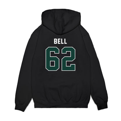 Michigan State - NCAA Football : Justin Bell - Vintage Helmet Premium Hooded Sweatshirt-1