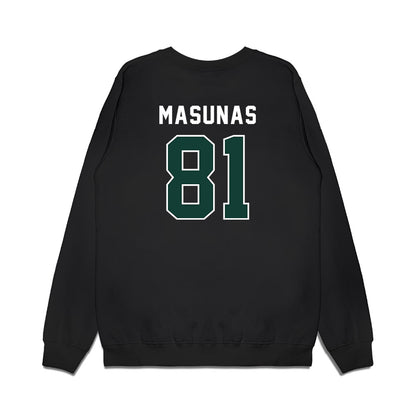 Michigan State - NCAA Football : Michael Masunas - Vintage Helmet Premium Crewneck Sweatshirt-1