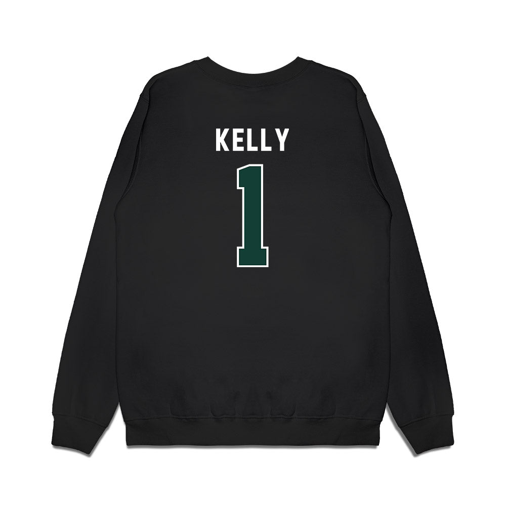 Michigan State - NCAA Football : Omari Kelly - Vintage Helmet Premium Crewneck Sweatshirt-1