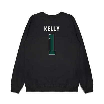 Michigan State - NCAA Football : Omari Kelly - Vintage Helmet Premium Crewneck Sweatshirt-1