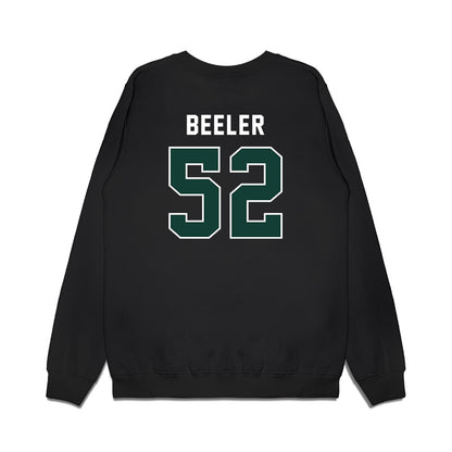 Michigan State - NCAA Football : Mikeshun Beeler - Vintage Helmet Premium Crewneck Sweatshirt-1