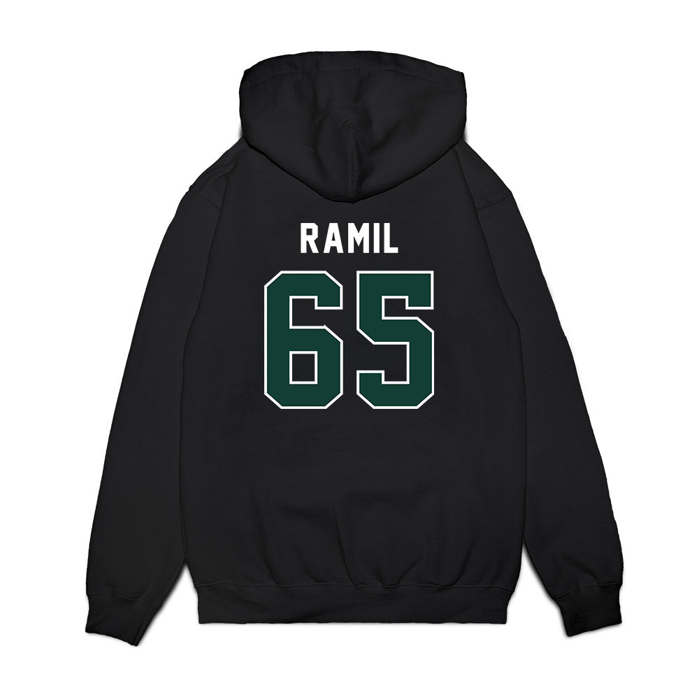 Michigan State - NCAA Football : Stanton Ramil - Vintage Helmet Premium Hooded Sweatshirt-1