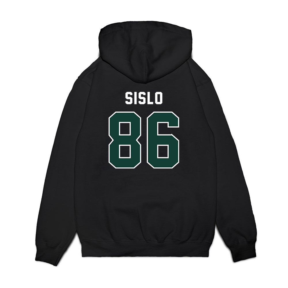 Michigan State - NCAA Football : Blake Sislo - Vintage Helmet Premium Hooded Sweatshirt-1
