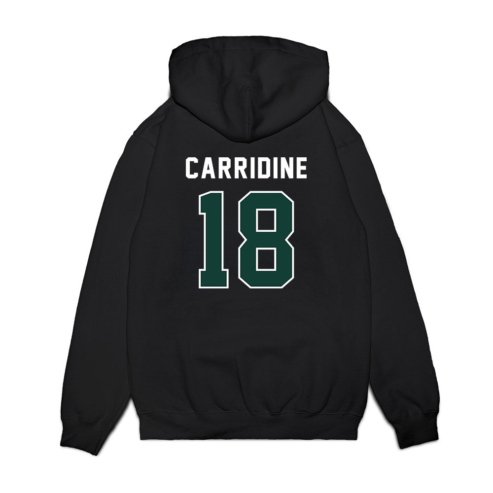 Michigan State - NCAA Football : Atticus Carridine - Vintage Helmet Premium Hooded Sweatshirt-1