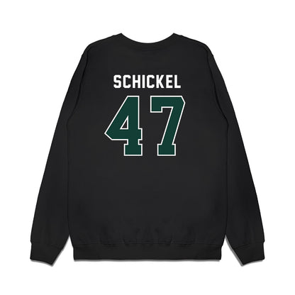 Michigan State - NCAA Football : Kaden Schickel - Vintage Helmet Premium Crewneck Sweatshirt-1
