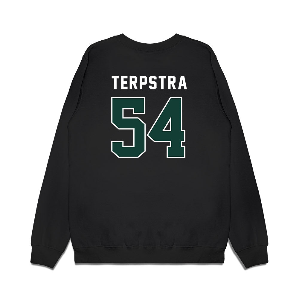 Michigan State - NCAA Football : Cooper Terpstra - Vintage Helmet Premium Crewneck Sweatshirt-1