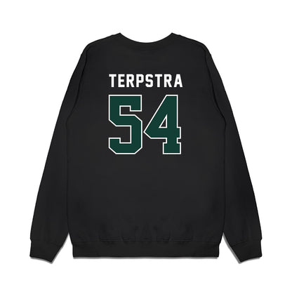 Michigan State - NCAA Football : Cooper Terpstra - Vintage Helmet Premium Crewneck Sweatshirt-1