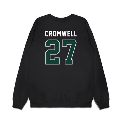 Michigan State - NCAA Football : Devynn Cromwell - Vintage Helmet Premium Crewneck Sweatshirt-1