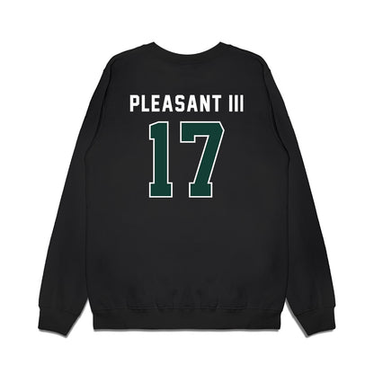 Michigan State - NCAA Football : Eddie Pleasant III - Vintage Helmet Premium Crewneck Sweatshirt-1