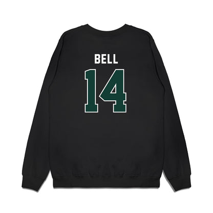 Michigan State - NCAA Football : Malcolm Bell - Vintage Helmet Premium Crewneck Sweatshirt-1