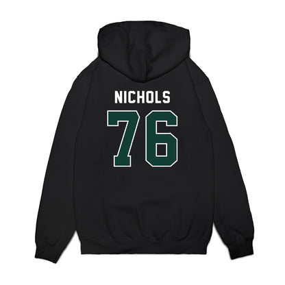 Michigan State - NCAA Football : Drew Nichols - Vintage Helmet Premium Hooded Sweatshirt-1