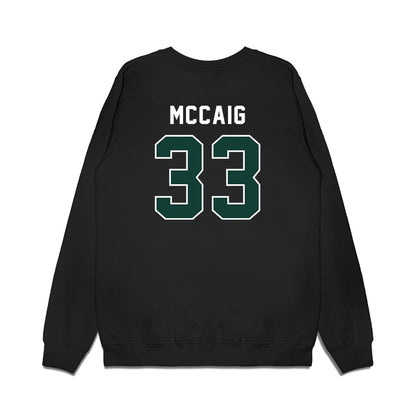 Michigan State - NCAA Football : Jaxon McCaig - Vintage Helmet Premium Crewneck Sweatshirt-1