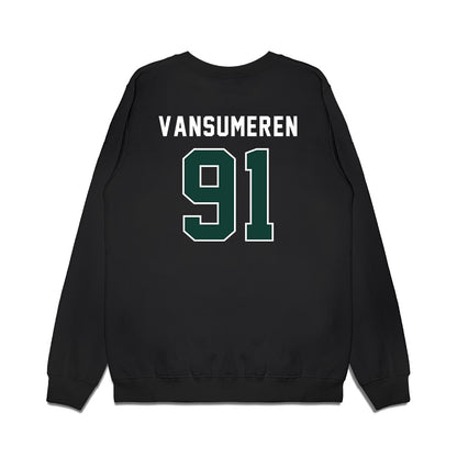 Michigan State - NCAA Football : Alex Vansumeren - Vintage Helmet Premium Crewneck Sweatshirt-1