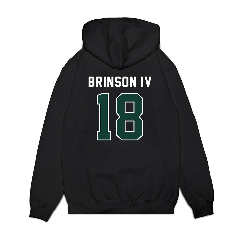 Michigan State - NCAA Football : Andrew Brinson IV - Vintage Helmet Premium Hooded Sweatshirt-1