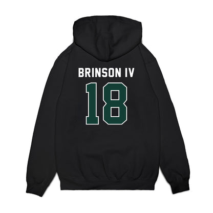 Michigan State - NCAA Football : Andrew Brinson IV - Vintage Helmet Premium Hooded Sweatshirt-1