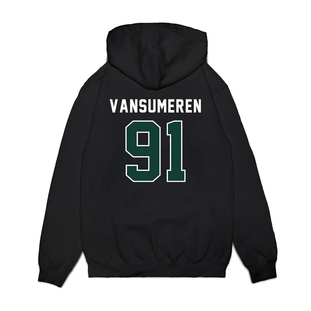 Michigan State - NCAA Football : Alex Vansumeren - Vintage Helmet Premium Hooded Sweatshirt-1