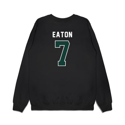 Michigan State - NCAA Football : Joshua Eaton - Vintage Helmet Premium Crewneck Sweatshirt-1