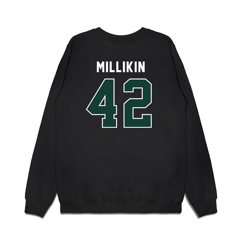 Michigan State - NCAA Football : David Millikin - Vintage Helmet Premium Crewneck Sweatshirt-1