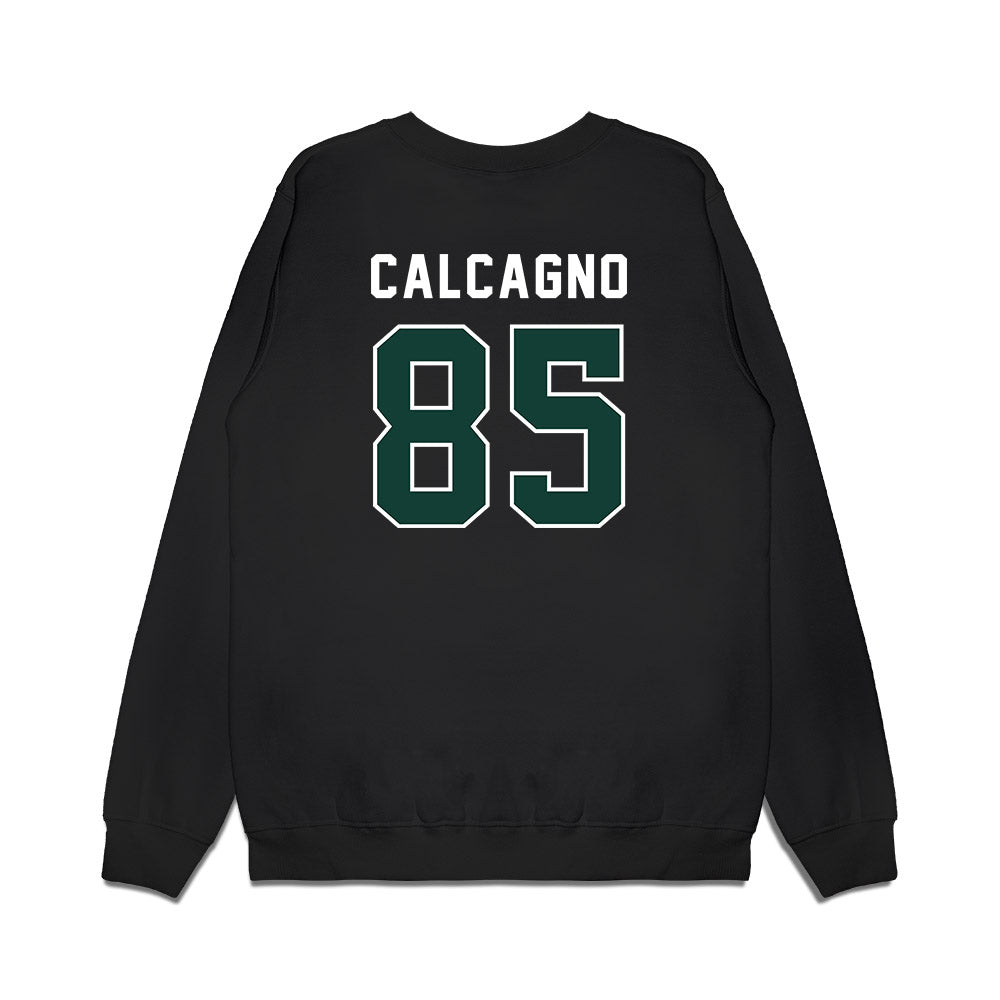 Michigan State - NCAA Football : Grant Calcagno - Vintage Helmet Premium Crewneck Sweatshirt-1