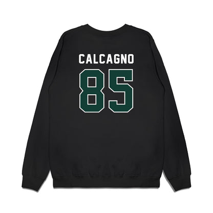 Michigan State - NCAA Football : Grant Calcagno - Vintage Helmet Premium Crewneck Sweatshirt-1