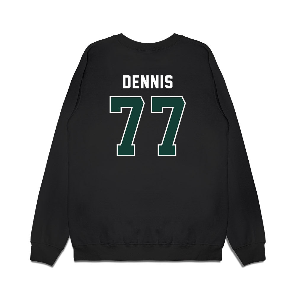 Michigan State - NCAA Football : Andrew Dennis - Vintage Helmet Premium Crewneck Sweatshirt-1