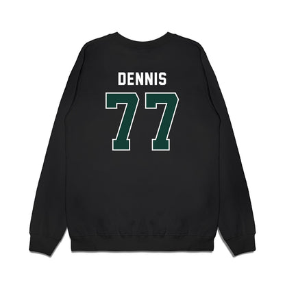Michigan State - NCAA Football : Andrew Dennis - Vintage Helmet Premium Crewneck Sweatshirt-1