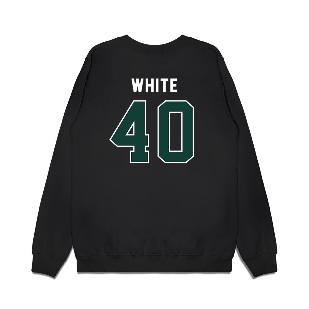 Michigan State - NCAA Football : DeJae White - Vintage Helmet Premium Crewneck Sweatshirt-1