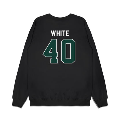 Michigan State - NCAA Football : DeJae White - Vintage Helmet Premium Crewneck Sweatshirt-1