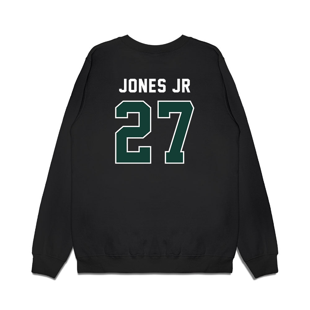 Michigan State - NCAA Football : Darrin Jones Jr - Vintage Helmet Premium Crewneck Sweatshirt-1