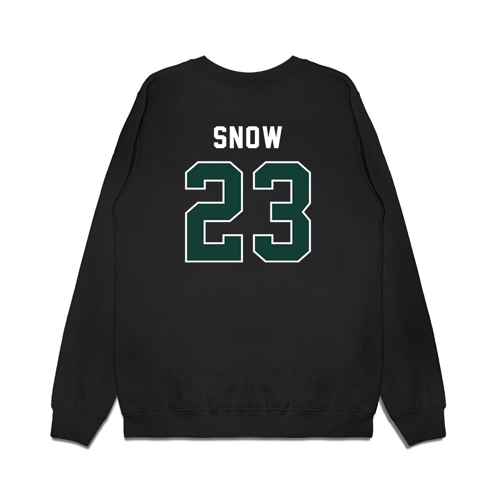 Michigan State - NCAA Football : Darius Snow - Vintage Helmet Premium Crewneck Sweatshirt-1