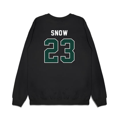 Michigan State - NCAA Football : Darius Snow - Vintage Helmet Premium Crewneck Sweatshirt-1