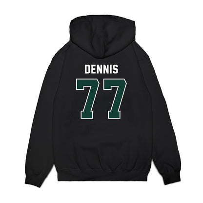 Michigan State - NCAA Football : Andrew Dennis - Vintage Helmet Premium Hooded Sweatshirt-1