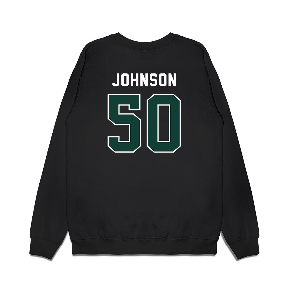 Michigan State - NCAA Football : Antonio Johnson - Vintage Helmet Premium Crewneck Sweatshirt-1