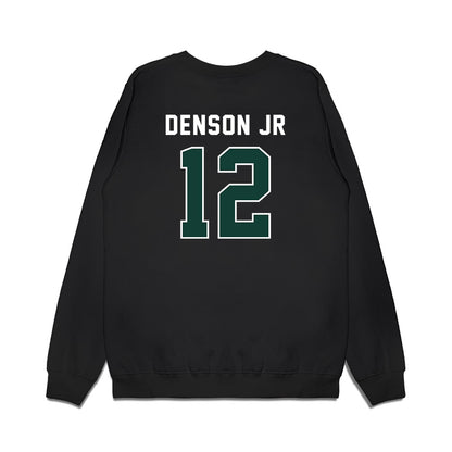 Michigan State - NCAA Football : Justin Denson Jr - Vintage Helmet Premium Crewneck Sweatshirt-1