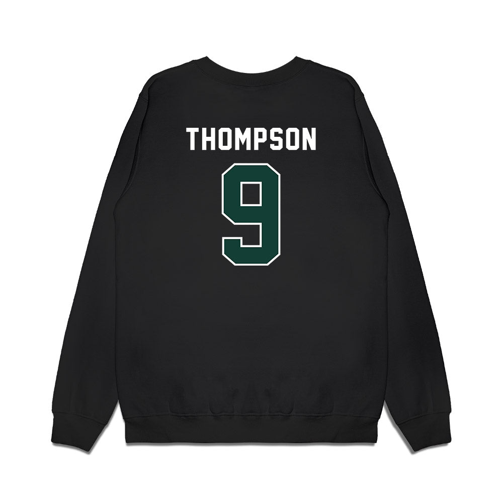 Michigan State - NCAA Football : Jalen Thompson - Vintage Helmet Premium Crewneck Sweatshirt-1