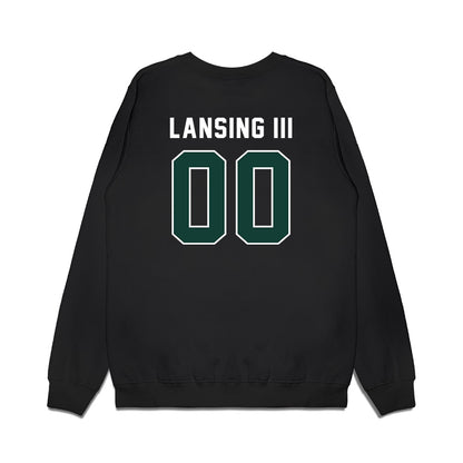 Michigan State - NCAA Football : Jack Lansing III - Vintage Helmet Premium Crewneck Sweatshirt-1