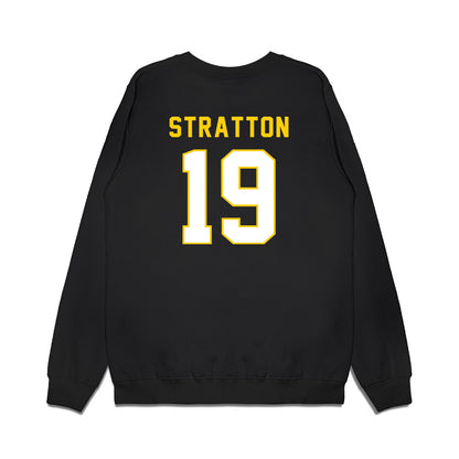 Iowa - NCAA Football : Jackson Stratton - Vintage Helmet Premium Crewneck Sweatshirt-1