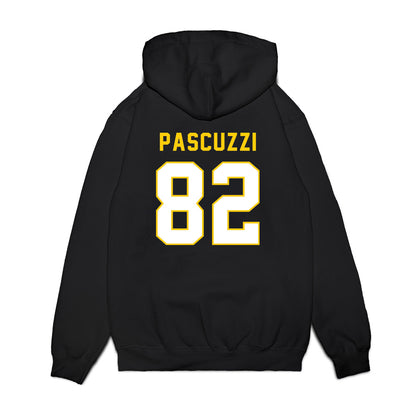Iowa - NCAA Football : Johnny Pascuzzi - Vintage Helmet Premium Hooded Sweatshirt-1