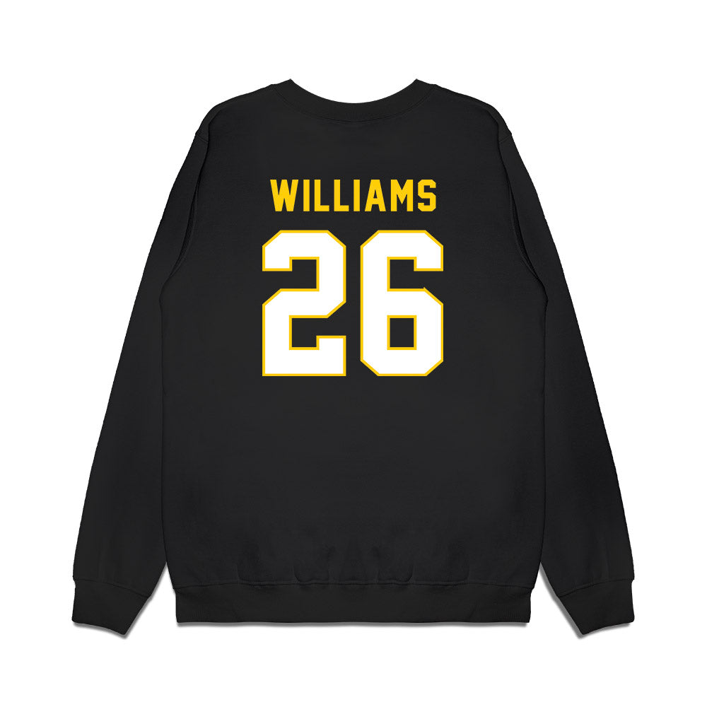 Iowa - NCAA Football : Xavier Williams - Vintage Helmet Premium Crewneck Sweatshirt-1