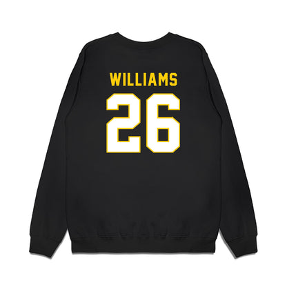 Iowa - NCAA Football : Xavier Williams - Vintage Helmet Premium Crewneck Sweatshirt-1