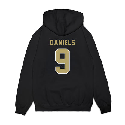 Georgia Tech - NCAA Football : Omar Daniels - Vintage Helmet Premium Hooded Sweatshirt-1