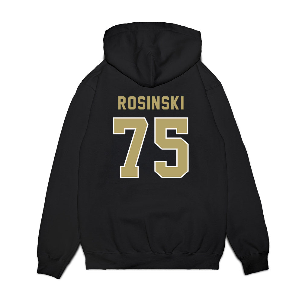 Georgia Tech - NCAA Football : Andrew Rosinski - Vintage Helmet Premium Hooded Sweatshirt-1