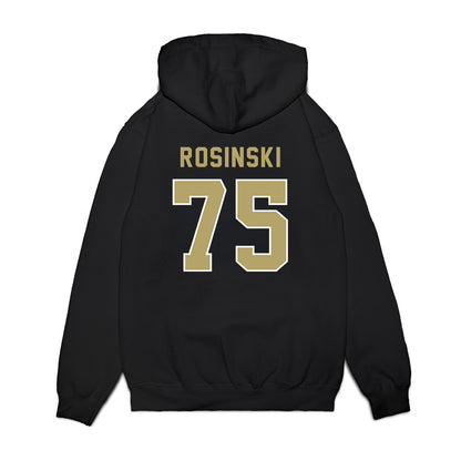 Georgia Tech - NCAA Football : Andrew Rosinski - Vintage Helmet Premium Hooded Sweatshirt-1