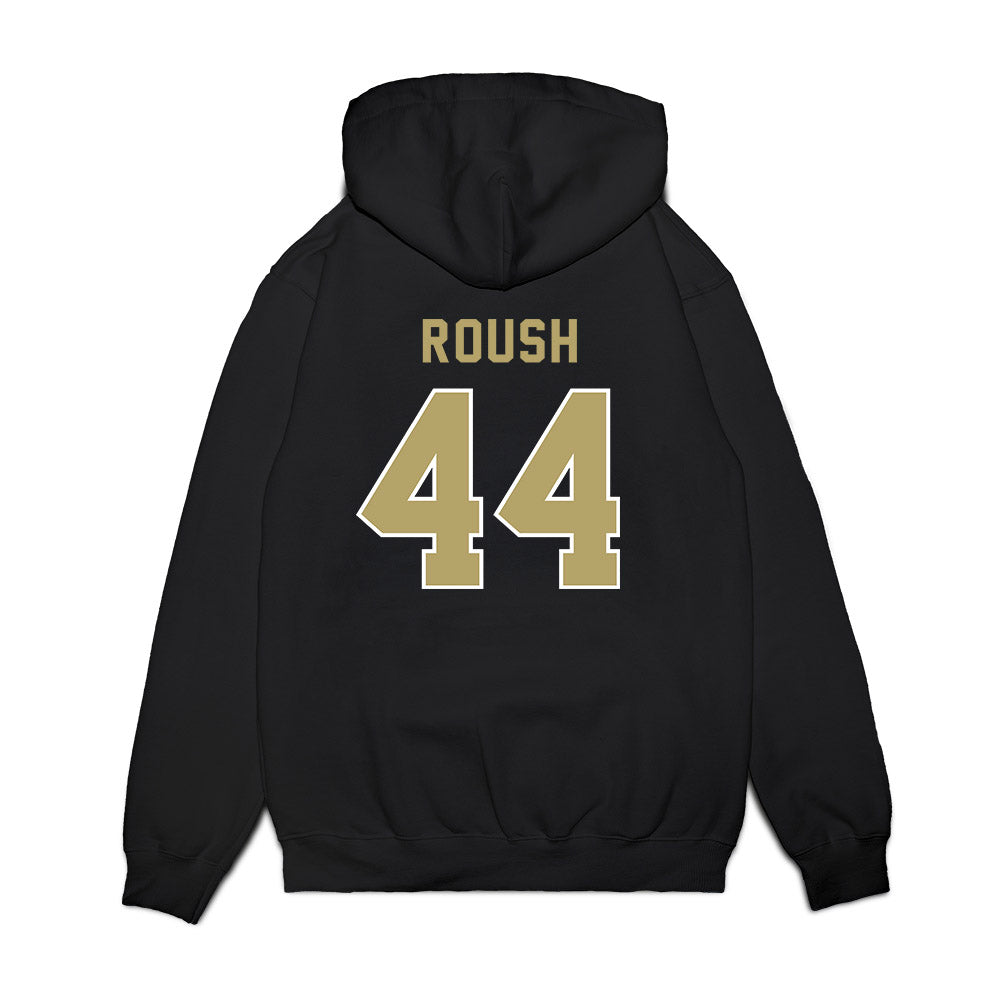 Georgia Tech - NCAA Football : Connor Roush - Vintage Helmet Premium Hooded Sweatshirt-1