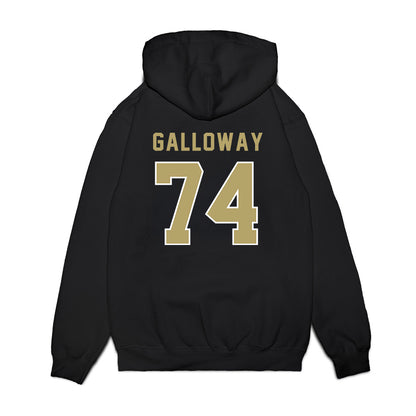 Georgia Tech - NCAA Football : Benjamin Galloway - Vintage Helmet Premium Hooded Sweatshirt-1