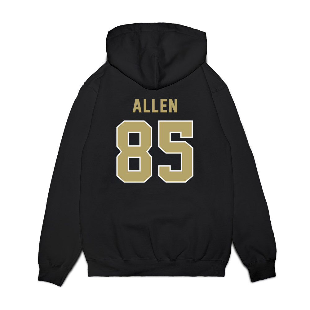 Georgia Tech - NCAA Football : Jordan Allen - Vintage Helmet Premium Hooded Sweatshirt-1