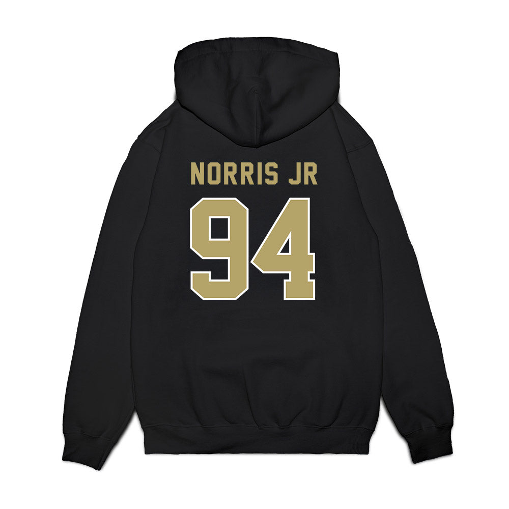 Georgia Tech - NCAA Football : Derry Norris Jr - Vintage Helmet Premium Hooded Sweatshirt-1