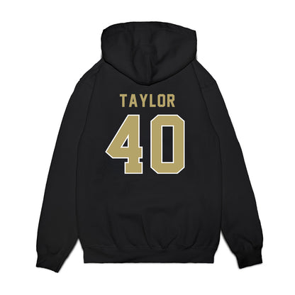 Georgia Tech - NCAA Football : Joshua Taylor - Vintage Helmet Premium Hooded Sweatshirt-1