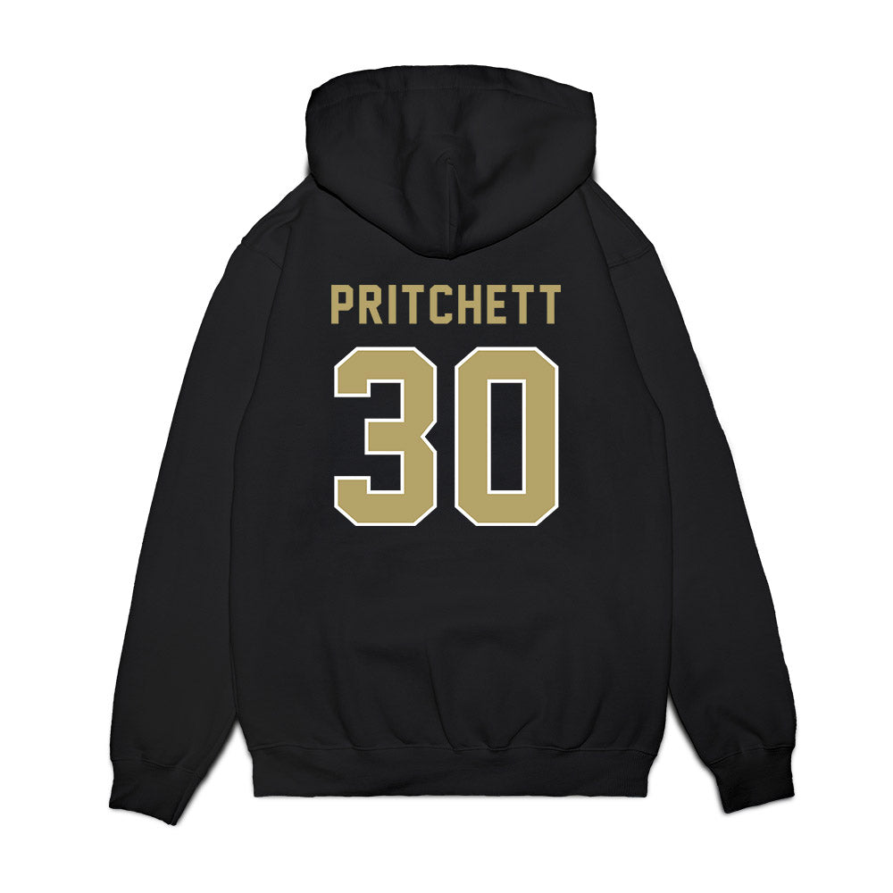 Georgia Tech - NCAA Football : Lawson Pritchett - Vintage Helmet Premium Hooded Sweatshirt-1
